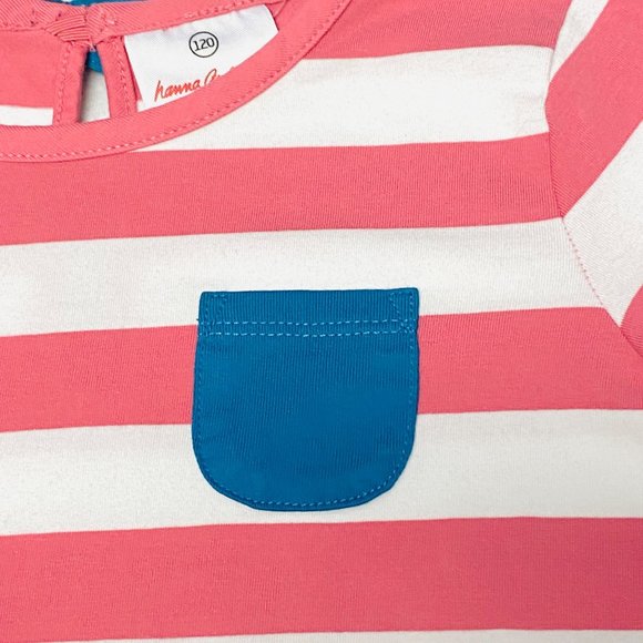 Hanna Andersson Pink/White Striped Dress - NWT - Picture 2 of 7